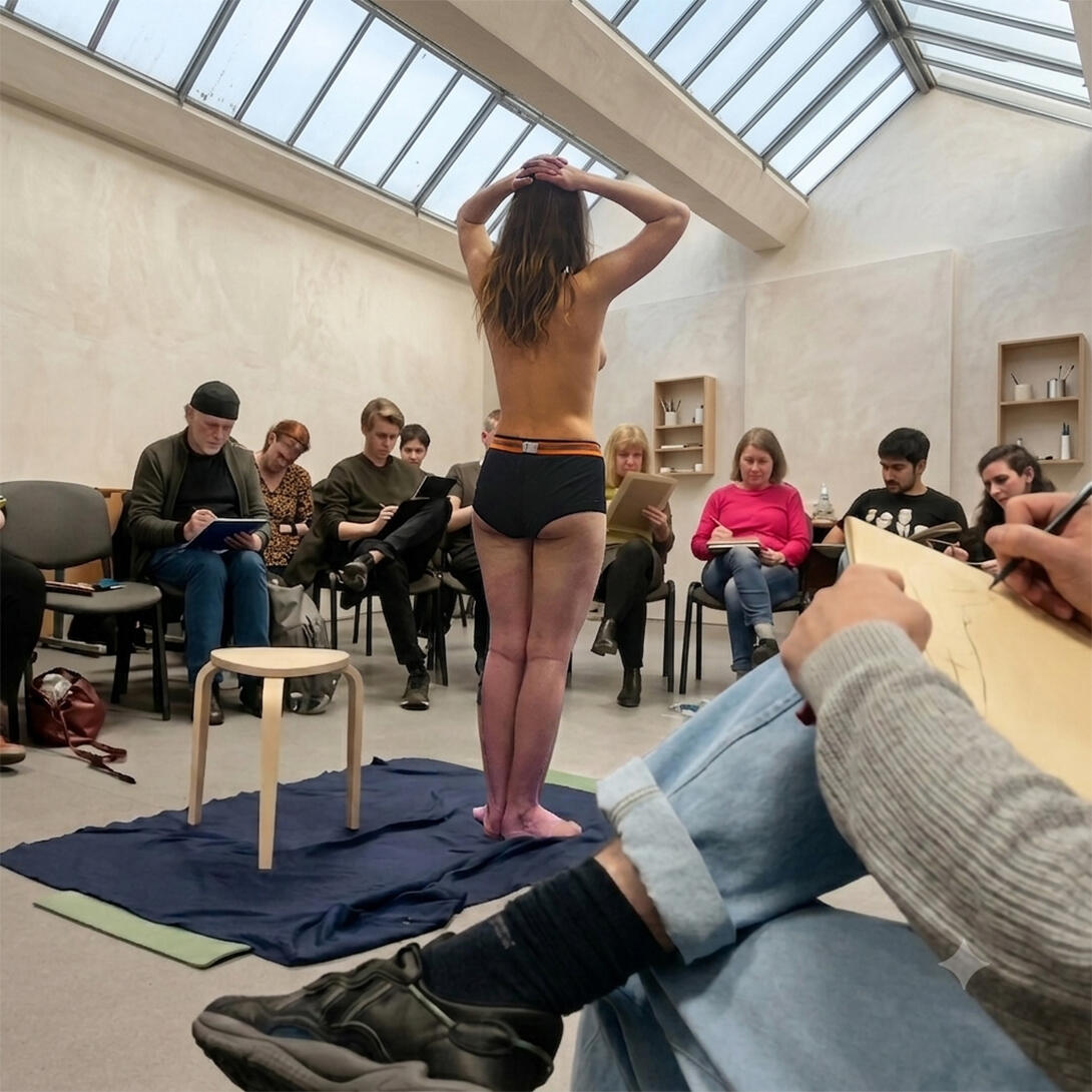 life drawing session